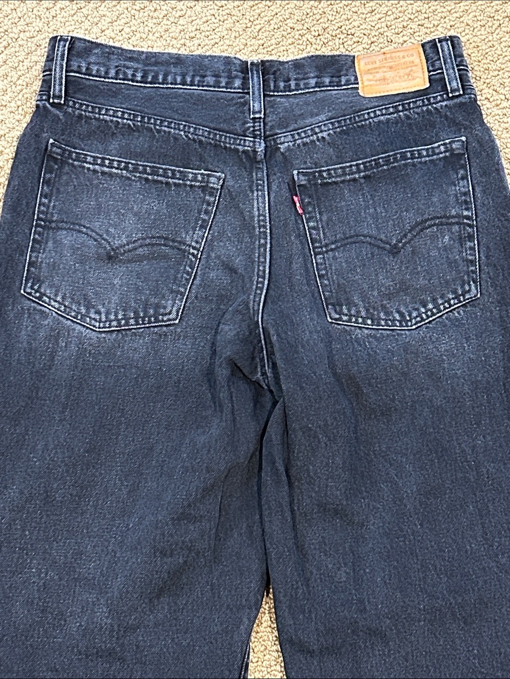 Levi's Baggy Dad Jeans in Shrink Up Black size 30 Grunge 90s Streetwear - Picture 10 of 16